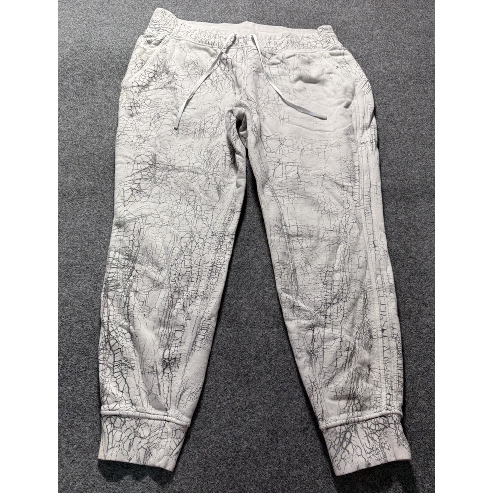 Lululemon Warm Down Jogger *7/8 Length Thread Dye White Black Size 14 W5DMXS
